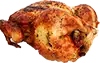 עוף צלוי, בשר פרוס עבה