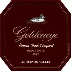 Goldeneye Gowan Creek Vineyard פינו נואר