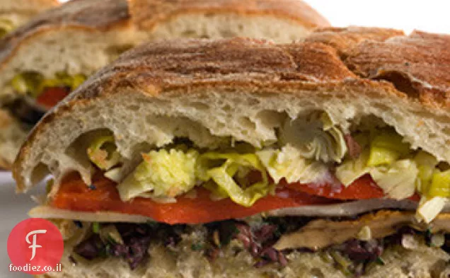 מתכון Muffuletta צמחוני