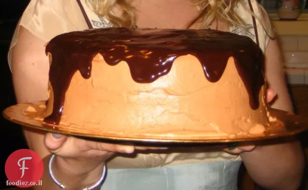 עוגת דלעת שוקולד מזוגגת
