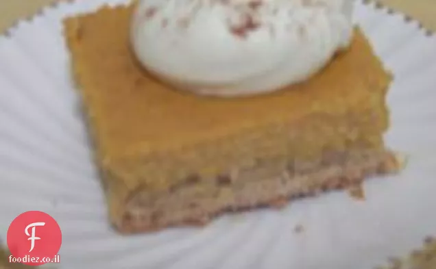דלעת עוגת גבינה ברים