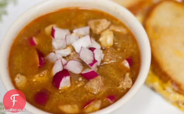 ירוק צ'ילה חזיר Posole
