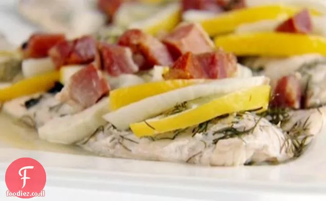 Branzino קלוי עם לימונים