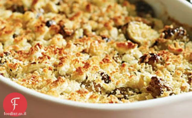 כרוב ניצנים שמנת מוקרם Gratin