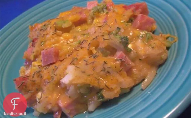 Ham Hash בראונס ותבשיל ברוקולי