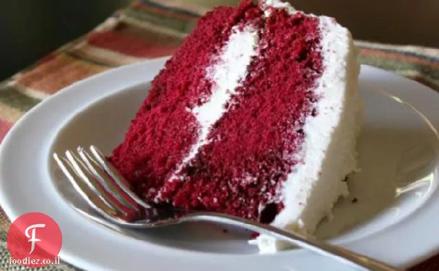 עוגת וולדורף-אסטוריה קטיפה אדומה