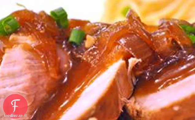 בישול איטי טריאקי בשר חזיר Tenderloin