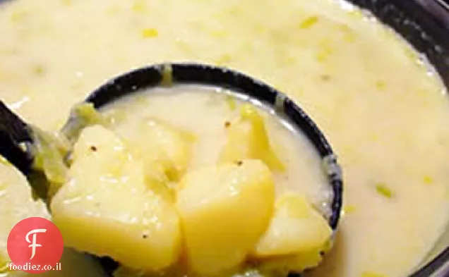 מרק כרישה תפוחי אדמה אמיתי