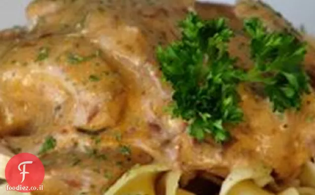 בשר בקר מבושל איטי Stroganoff