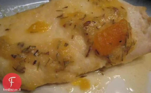 עוף אפוי חזרת