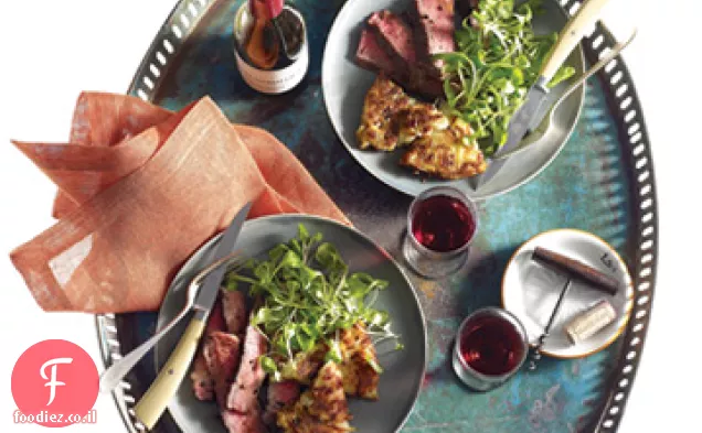 Cote de Boeuf עם תפוחי אדמה מטוגנים
