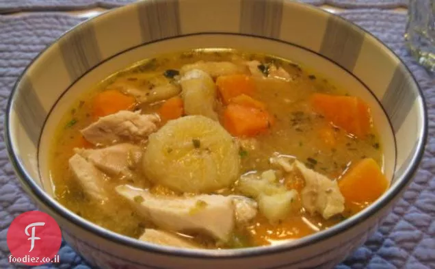 יאמס Lyonnaise עם בייקון