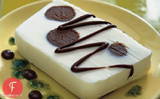 טרין גלידת מנטה-טראפל עם מנטה ורטבי שוקולד