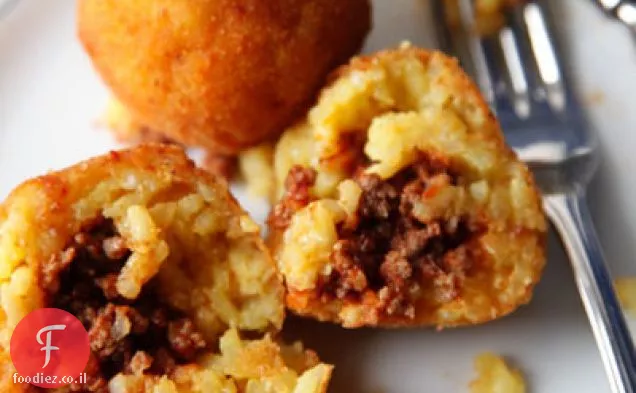 Arancine (כדורי אורז זעפרן)