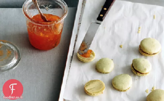 אספרסו אוכמניות Macarons
