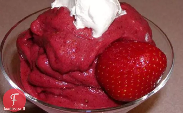 Sorbet De Fraises Et De Framboises --תות ופטל