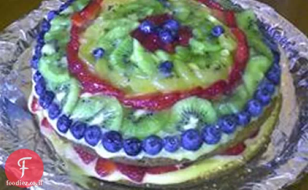עוגת פירות טריים