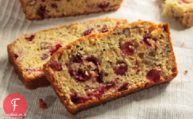 Cranberry-תפוז לחם מהיר מתכון