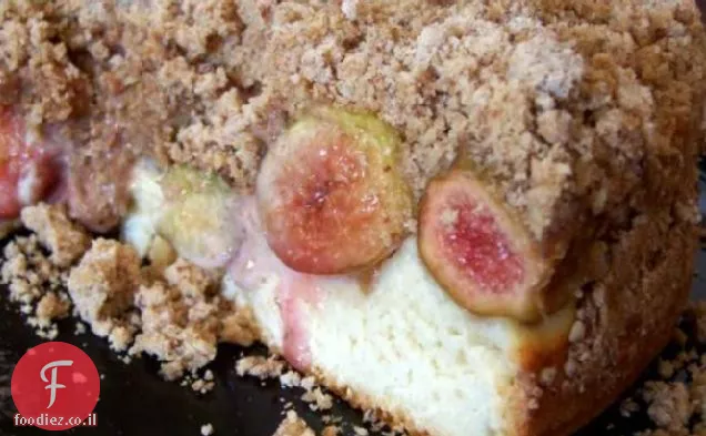 Streuselkuchen עקף W. תאנה טרי או אפרסק, שזיף (מכונת לחם