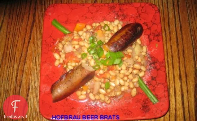פרחחי בירה Hofbrau ו Ragout שעועית