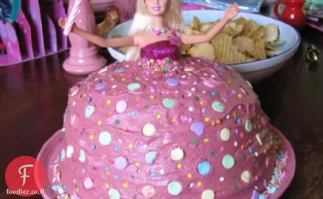 ברבי עוגת יום הולדת