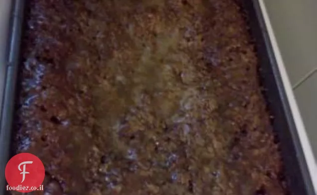 עוגת Streusel רסק תפוחים