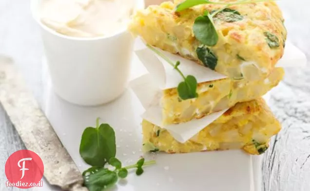 תפוחי אדמה, גזר לבן וגזרת נחלים ספרדית Tortilla