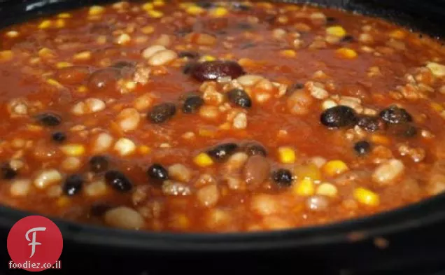Slowcooker טורקיה צ'ילי