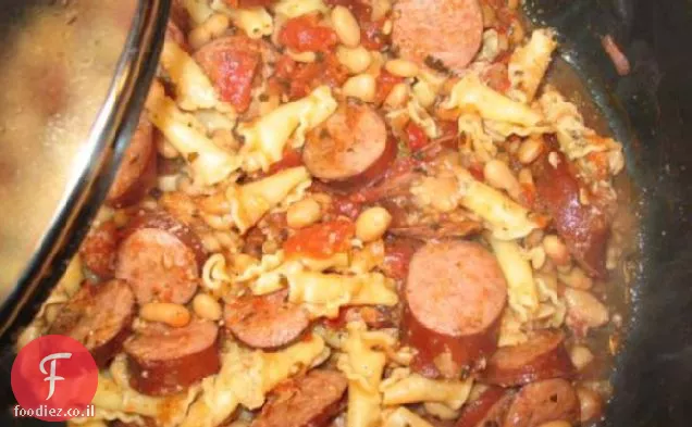 שעועית לבנה & נקניק Rigatoni