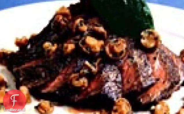 בשר בקר עם מחית גרגיר הנחלים