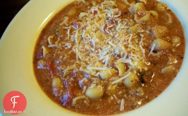 כדורי בשר ממולאים גבינה וספגטי