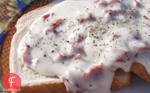 בשר מיובש על טוסט