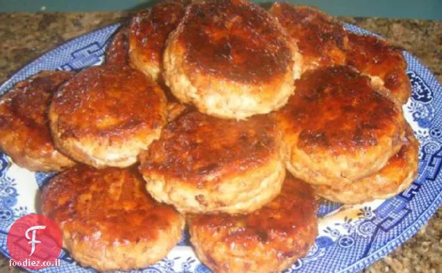 המבורגר עוף מזוגג סויה דבש / Rissoles