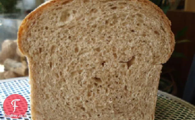 50% לחם כריך מחיטה מלאה