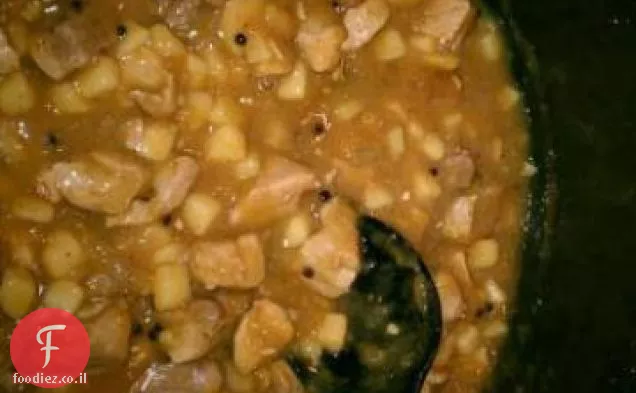 פיליפינים Adobo (חזיר או עוף) עם וריאציה סיר איטי