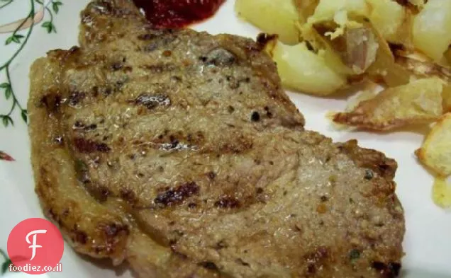 סטייק בגריל כוסברה ליים