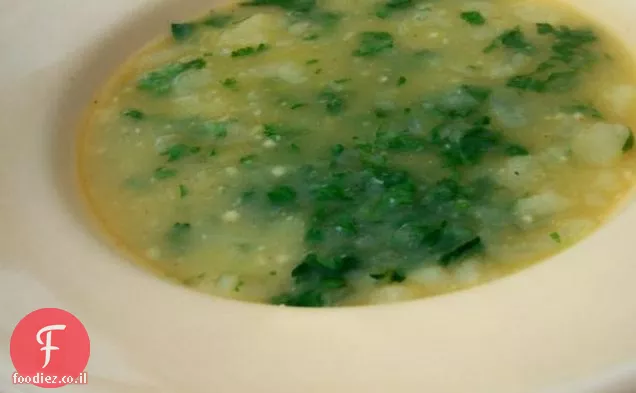 מרק כוסברה פורטוגזית (Sopa De Coentro)