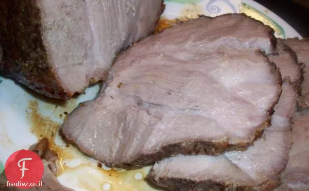 בשר חזיר צלוי בזיגוג הדר