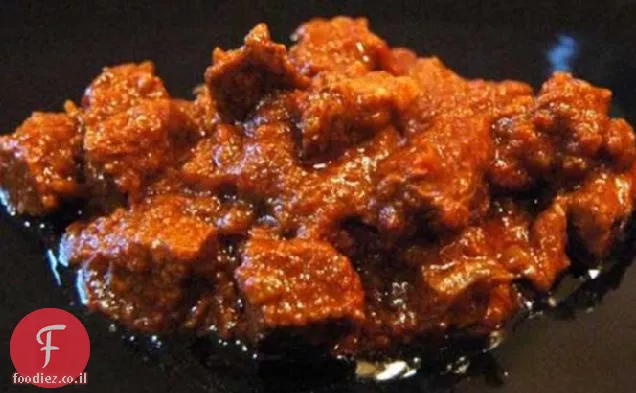 תבשיל בשר אריתריאני / אתיופי - Tsebhi Sga או מפתח רטוב