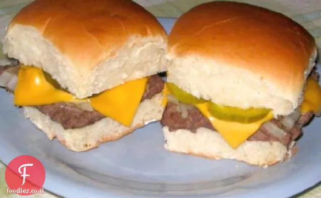 White Castle Cheeseburger Slyders