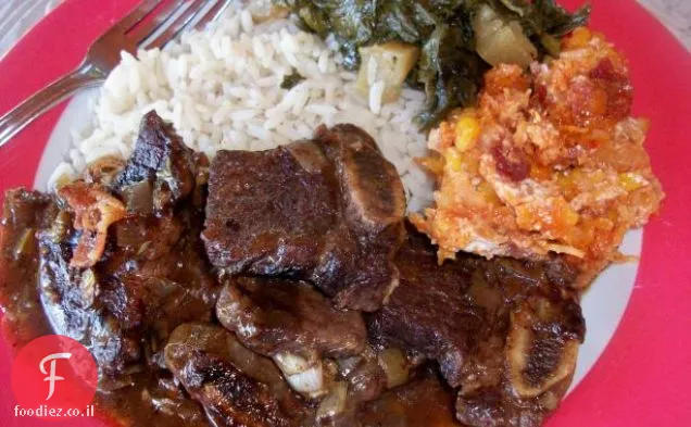 Guisado a La Cerveza (קציצות בקר ותבשיל בירה)