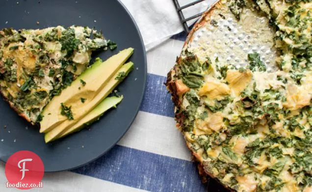 ארטישוק, Kale & Ricotta פאי שישה מרכיבים (ומלח)