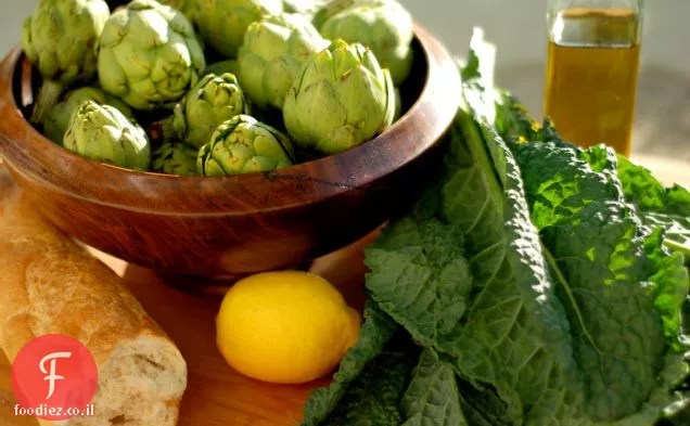 ארטישוק בייבי & Panzanella קייל דינוזאור
