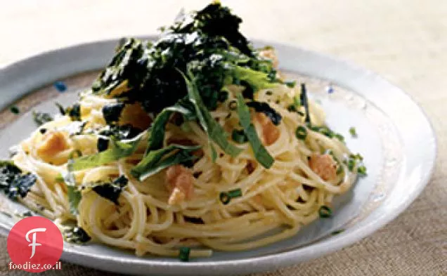 Spaghettini עם רוטב ביצי דגים