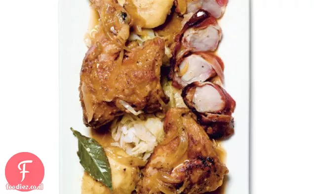 ארנב קלוע בסיידר עם תפוחים וקרם פרש From'The Wild Chef