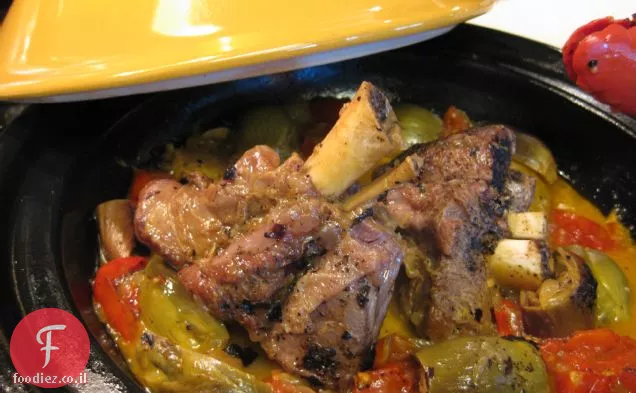 Lemon Lamb Shanks With Baby Artichokes