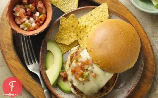 Southwest Ranch Turkey Burgers