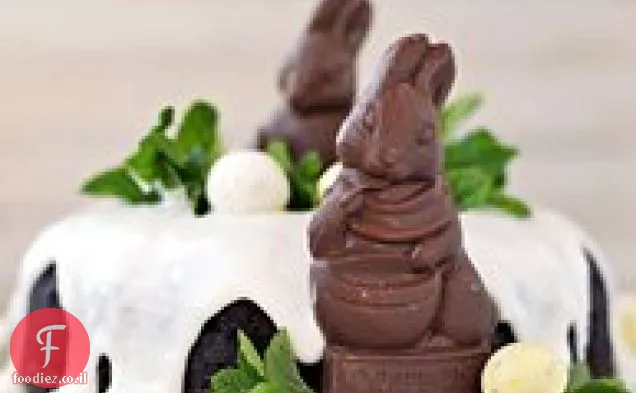 עוגת ארנב הפסחא שוקולד