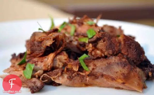 Lamb in Red Mole Sauce