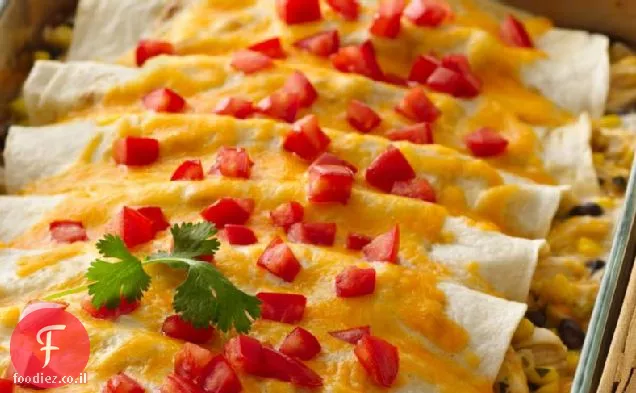 עוף מוקרם צ'ילה Enchiladas